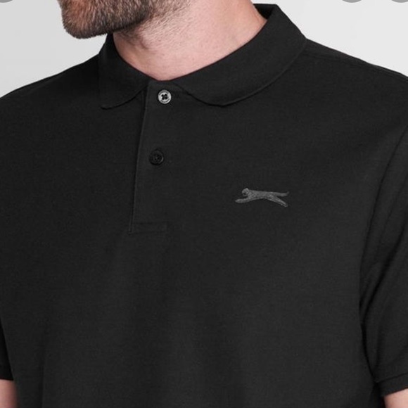 Slazenger Black Polo Shirt Size XXL - Picture 6 of 13